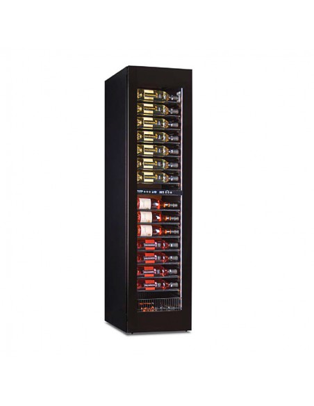 Armario expositor refrigerado de vinos Horekus Mod. KSW105-2TB, bitemperatura