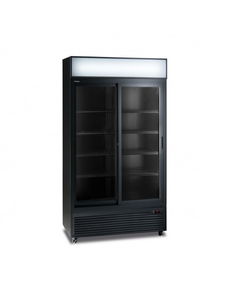Armario expositor refrigerado Horekus Mod. KL801-B, puertas correderas