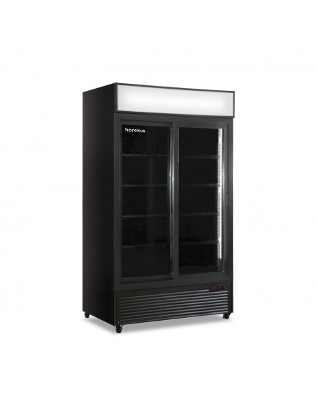 Armario expositor refrigerado Horekus Mod. KL1100-B, puertas correderas