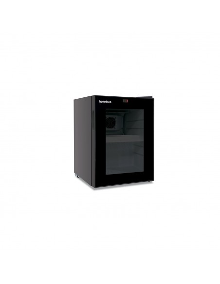Mini armario expositor refrigerado Horekus Mod. KL20-FL-B, negro