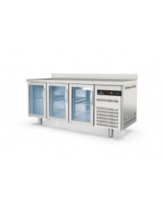 Mesa refrigerada Coreco Mod. TGRV-180-S, puertas de cristal
