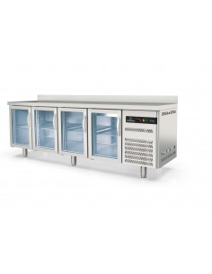 Mesa refrigerada Coreco Mod. TGRV-225-S, puertas de cristal