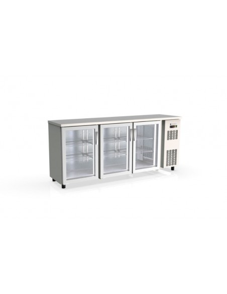 Expositor refrigerado Coreco Mod. SBIE-200, inoxidable