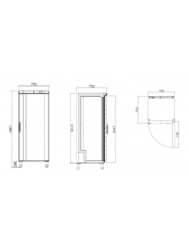 Armario refrigerado de catering Infrico Mod. AC...