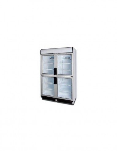 Armario expositor vertical 4 puertas cristal Difriho 748 DIKL 4D - Display