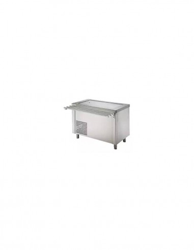 Mueble con placa fría superior SPFR-16 para self-service