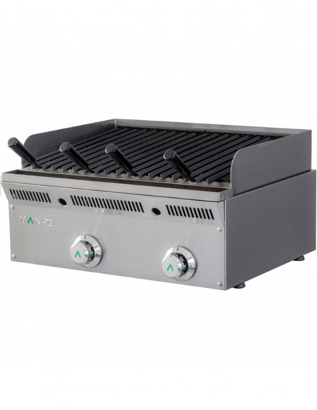 Barbacoa de gas acero negro 600x500 ELB-62G Mainho