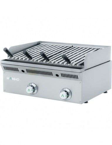 Barbacoa de gas acero inox 600x500 ELBI-62G Mainho