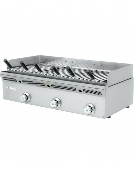 Barbacoa de gas acero inox 900x500 ELBI-93G Mainho